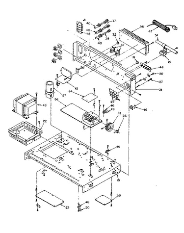 Chassis and rear mounted assemblies