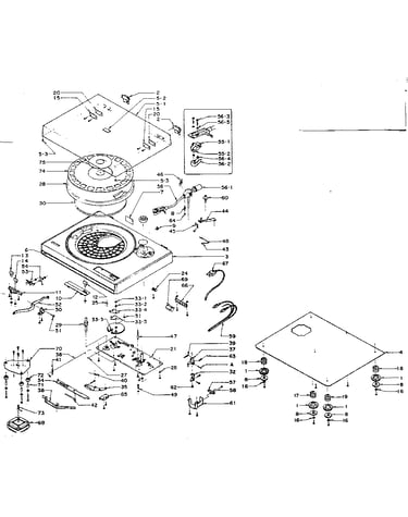 Cabinet & turntable