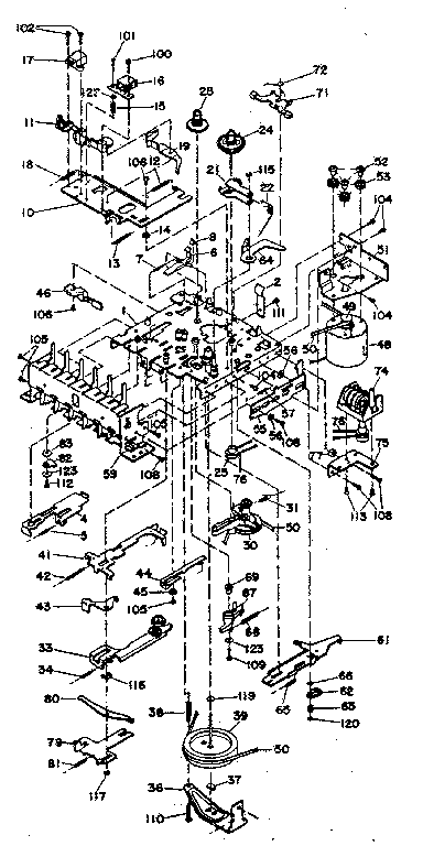 CASSETTE MECHANISM PARTS