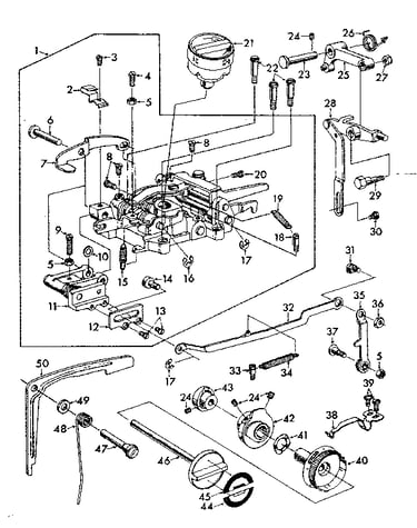 Zigzag mechanism assembly