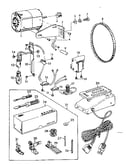 Motor and attachment parts