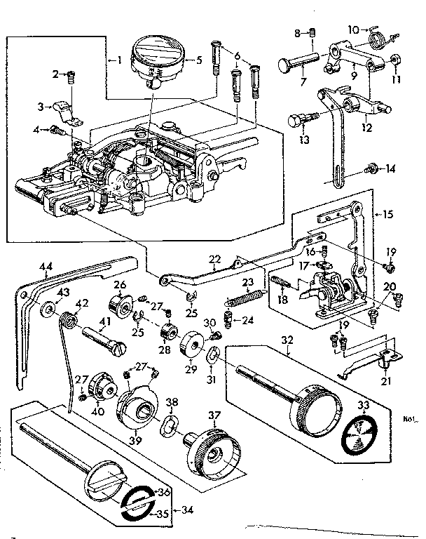 Zigzag mechanism assembly