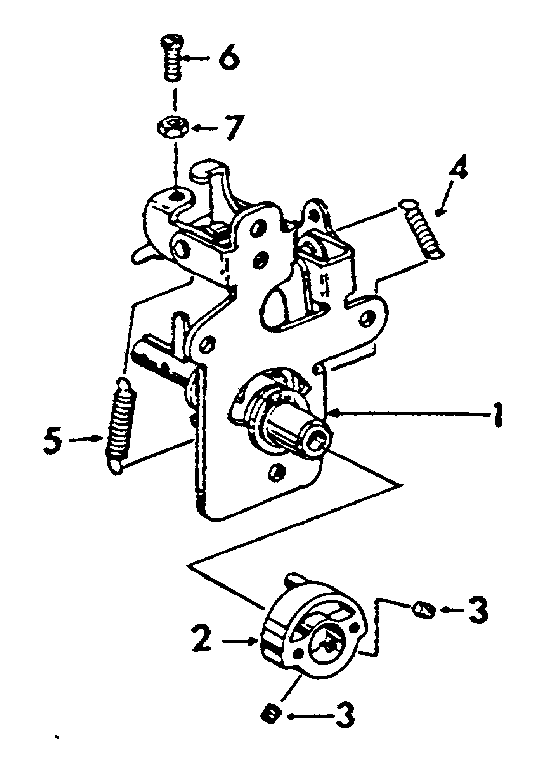 Stitch length control assembly