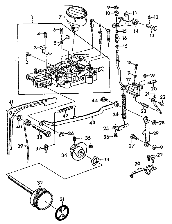 Zigzag mechanism assembly