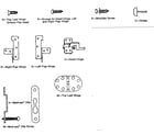 Kenmore 2729156 screws and hinges diagram