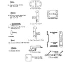Kenmore 2729309 screws and hinges diagram