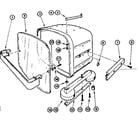 Kenmore 6396970 door and leg assembly diagram