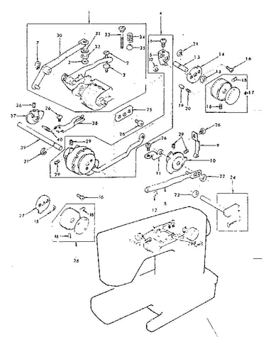 Zigzag guide assembly