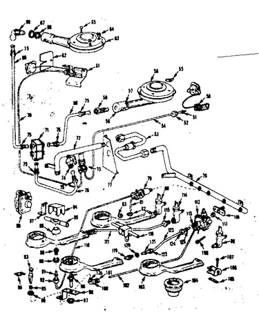 Burner section