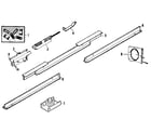 Craftsman 13953607 rail assembly diagram