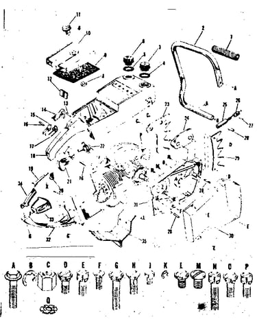 Handle and main frame