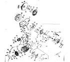 Craftsman 91762807 cylinder, magneto, and starter rewind assembly diagram