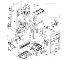Kenmore 1066676231 cabinet parts diagram