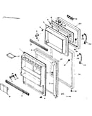 Refrigerator door parts