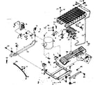 Kenmore 1066676301 refrigerator unit parts diagram