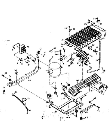 Refrigerator unit parts