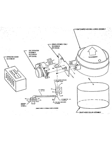Vent damper housing assembly