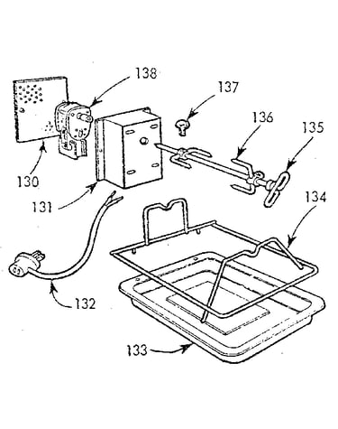 Optional equipment (oven rotisserie)