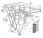 Sears 167429430 frame assembly diagram