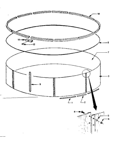 Pool replacement parts