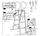 Sears 167452714 swimming pool ladder diagram