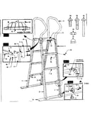 Swimming pool ladder