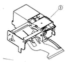 Sears 27258040 thermal printer head assembly diagram