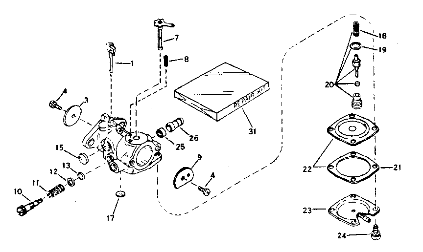 Carburetor no. 632129