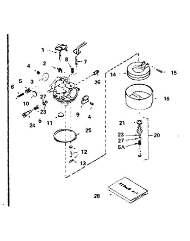 Carburetor no. 632037