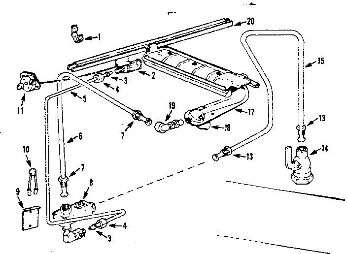 Burner section