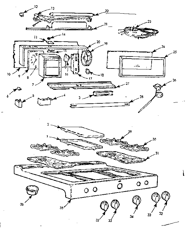 Backguard and maintop