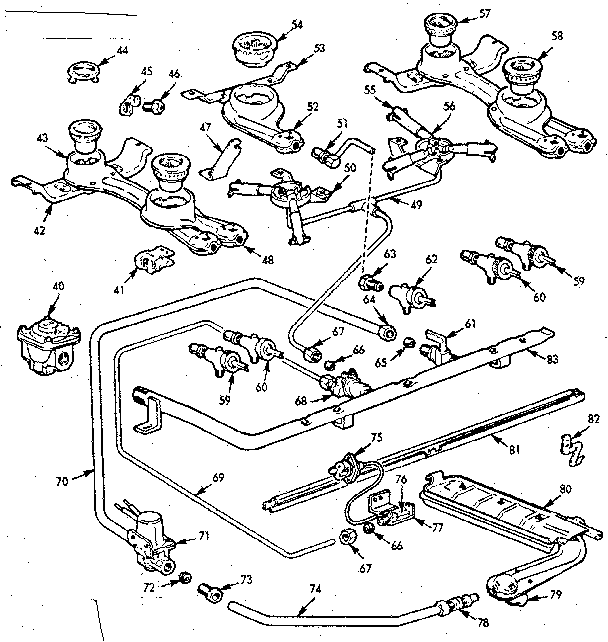 Burner section