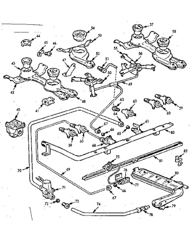 Burner section