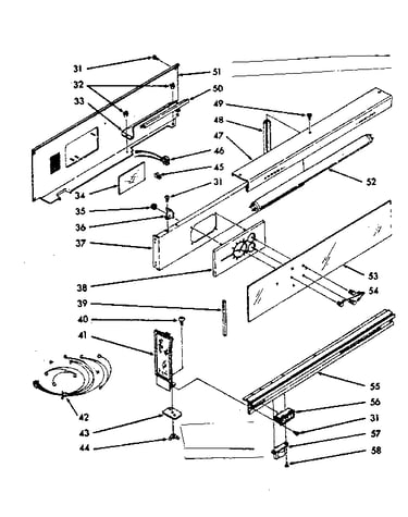 Backguard section