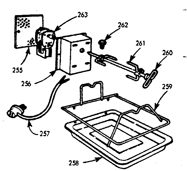 Rotisserie kit number 7106700