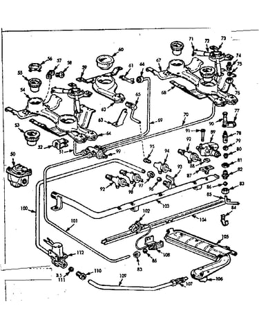 Burner section