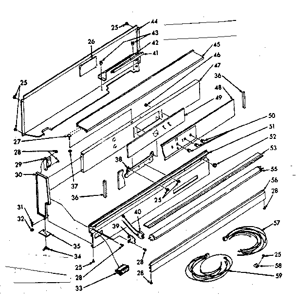 Backguard section