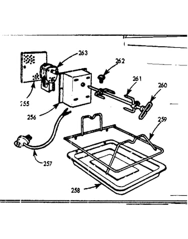 Oven rotisserie kit no. 7106700