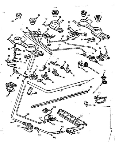 Burner section
