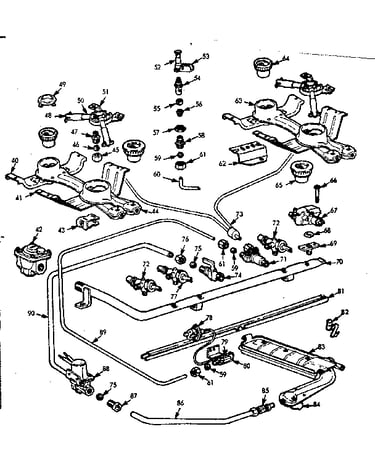 Burner section