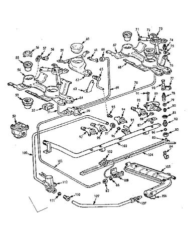 Burner section