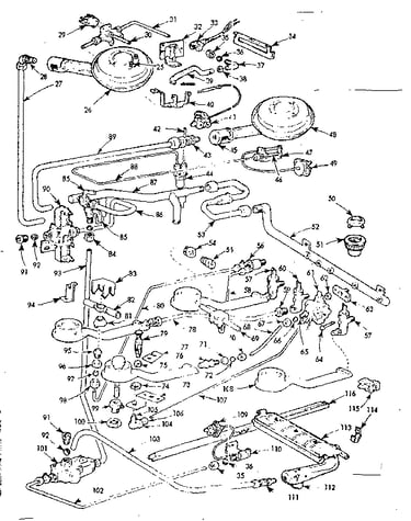 Burner section