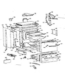 Lower oven body section