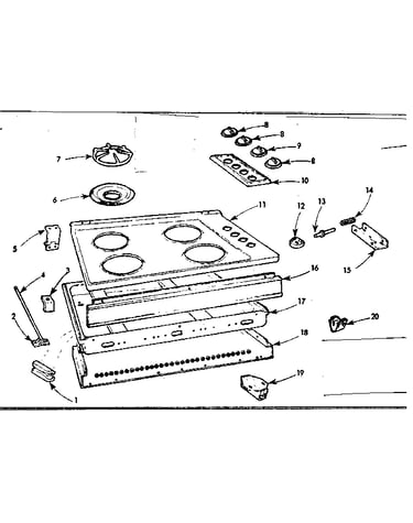 Maintop and body section