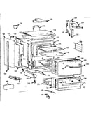 Lower oven body section