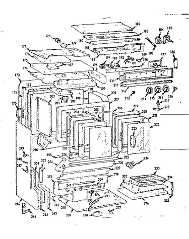 Upper oven body section