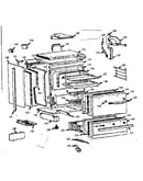 Lower oven body section