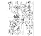 Kenmore 1106505853 machine sub-assembly diagram