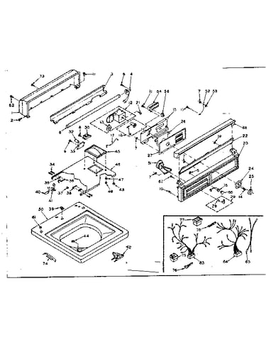 Top and console assembly