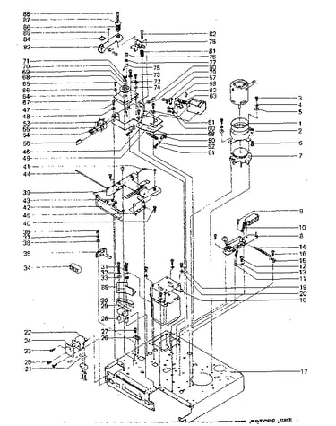 Mechanism parts (top)